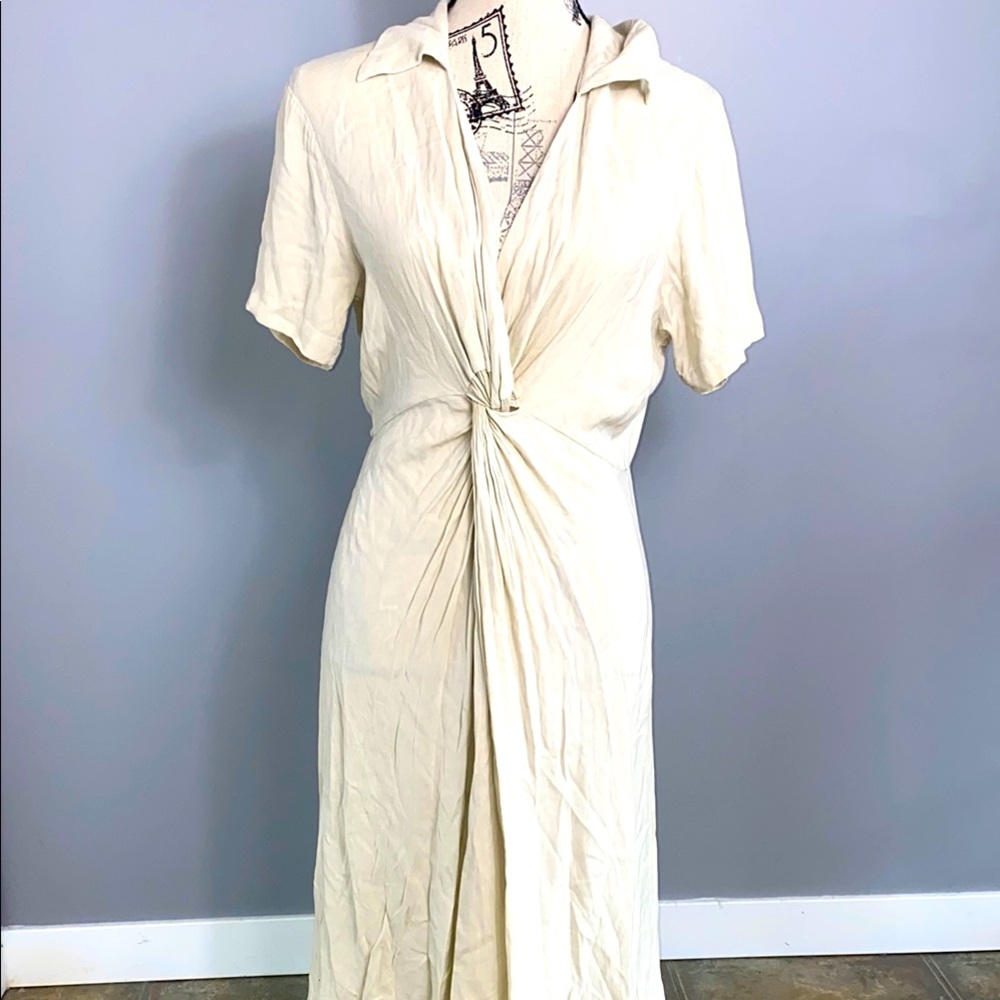 Chaser Silky Stretch Woven Elsa MIDI Dress